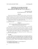 Ảnh hưởng của dao động hạt nhân lên vị trí điểm giao thoa cực tiểu trong phổ sóng điều hòa bậc cao của phân tử