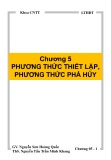 Bài giảng Lập trình hướng đối tượng: Chương 5 - Nguyễn Sơn Hoàng Quốc, ThS. Nguyễn Tấn Trần Minh Khang