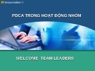 Bài giảng PDCA trong hoạt động nhóm