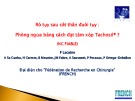 Bài giảng Rò tụy sau cắt thân đuôi tụy: Phòng ngừa bằng cách đặt tấm xốp Tachosil? (NC FIABLE)