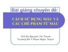 Bài giảng Cách sử dụng máu và các chế phẩm từ máu - ThS. BS. Nguyễn Thị Ngọc Thanh