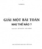 Phương pháp Giải một bài toán - Phần 2