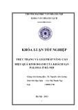 Tóm tắt Khóa luận tốt nghiệp: Thực trạng và giải pháp nâng cao hiệu quả kinh doanh của khách sạn Paloma ở Hà Nội