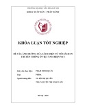 Tóm tắt Khóa luận tốt nghiệp: Ảnh hưởng của sách điện tử tới sách in truyền thống ở Việt Nam hiện nay