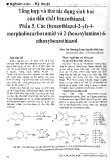 Tổng hợp và thử tác dụng sinh học của dẫn chất benzothiazol - Phần 5: Các (benzothiazol-2-yl)-4-morpholincarboxamid và 2-(benzoylamino)-6-ethoxybenzothiazol