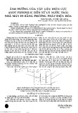 Ảnh hưởng của vật liệu điện cực Anot Ferosilic đến xử lý nước thải nhà máy in bằng phương pháp điện hóa