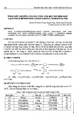 Tổng hợp, nghiên cứu cấu trúc của một số dẫn xuất 3-(4-etoxi-3-nitrophenyl) prop-2-enoyl hidrazit n-thế