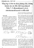 Tổng hợp và thử tác dụng kháng nấm, kháng khuẩn của các dẫn chất benzothiazol. Phần 7: N-(Benzothiazol-2-yl)-4- nitrobezensulfonamid và dẫn chất