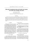 Tổng hợp và nghiên cứu tính chất nhiệt quang của canxit pha tạp Mg(II), Sr(II), Mn(II)