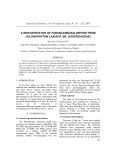 A new derivative of furancarboxaldehyde from Chlorophytum laxum R. Br. (Athericaceae)