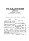 Tổng hợp tính chất và cấu trúc của phức chất hỗn hợp Palađi (II) bis(axetyltrifloaxetonato) o-phenantrolin