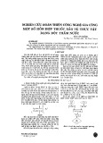 Nghiên cứu hoàn thiện công nghệ gia công một số hỗn hợp thuốc bảo vệ thực vật dạng bột thấm nước