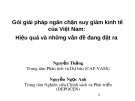 Bài giảng Gói giải pháp ngăn chặn suy giảm kinh tế của Việt Nam: Hiệu quả và những vấn đề đang đặt ra - Nguyễn Thắng, Nguyễn Ngọc Anh