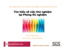 Hội nghị quốc tế về an toàn sản phẩm và các chất bị hạn chế: Tìm hiểu về việc thử nghiệm tại phòng thí nghiệm - TS. Karen Kyllo