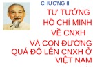 Bài giảng Tư tưởng Hồ Chí Minh: Chương 3 - GV. Hải Ngọc (ĐH Kinh tế TP.HCM)