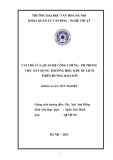 Tóm tắt Khóa luận tốt nghiệp: Vai trò của quan hệ công chúng - PR trong việc xây dựng thương hiệu khu du lịch thiên đường Bảo Sơn