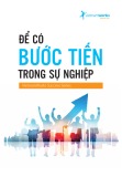 Để có bước tiến trong sự nghiệp