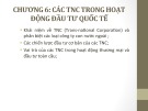 Bài giảng Đầu tư quốc tế: Chương 6 - ThS. Phạm Thành Hiền Thục