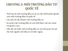 Bài giảng Đầu tư quốc tế: Chương 3 - ThS. Phạm Thành Hiền Thục