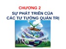 Bài giảng Quản trị học: Chương 2 - Lê Việt Hưng