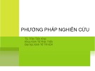 Bài giảng Phương pháp nghiên cứu: Bài 3 - TS. Trần Tiến Khai