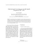 Chính sách quản lí và sử dụng gạo của triều Nguyễn trong thời kỳ 1802 - 1858