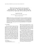 Một số nội dung cần đổi mới trong quản lý hoạt động đào tạo - bồi dưỡng đội ngũ giảng viên Trường Đại học Ngoại ngữ, Đại học Quốc gia Hà Nội