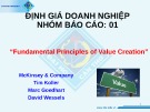 Bài thuyết trình: Định giá doanh nghiệp - Fundamental Principles of Value Creation