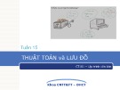 Bài giảng Lập trình căn bản: Tuần 15 - Thuật toán và lưu đồ