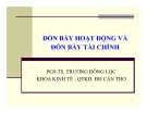 Bài giảng Chương 8: Đòn bẩy hoạt động và đòn bẩy tài chính - PGS.TS. Trương Đông Lộc