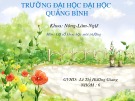 Bài thuyết trình Cơ sở khoa học môi trường: Ô nhiễm tiếng ồn