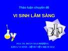 Bài giảng Chuyên đề Vi sinh lâm sàng - PGS.TS. Đoàn Mai Hương