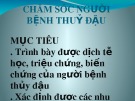 Bài giảng Chăm sóc người bệnh thuỷ đậu