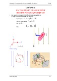 Bài giảng Máy điện: Chương 1 - Các nguyên lý của quá trình biến đổi điện cơ