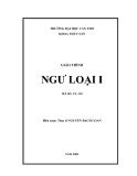 Giáo trình Ngư loại 1 - ThS. Nguyễn Bạch Loan