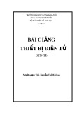 Bài giảng Thiết bị điện tử - ThS. Nguyễn Thị Mai Lan