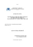 Luận văn Thạc sỹ Kinh tế: Giải pháp hoàn thiện hệ thống xếp hạng tín nhiệm doanh nghiệp tại Ngân hàng Đầu tư và Phát triển Việt Nam - Đỗ Thị Thúy Hương