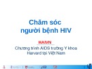 Bài giảng Chăm sóc người bệnh HIV