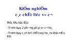 Bài giảng Kiểm nghiệm các chất độc vô cơ