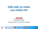 Bài giảng Diễn biến tự nhiên của nhiễm HIV