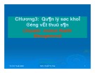 Bài giảng Đại cương bệnh học thủy sản: Chương 3 - PGS.TS. Đỗ Thị Hòa