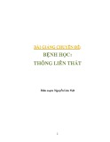 Bài giảng chuyên đề Bệnh học: Thông liên thất - Nguyễn Lân Việt