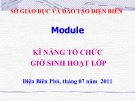 Bài giảng Kỹ năng tổ chức giờ sinh hoạt lớp