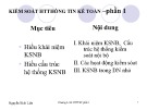 Bài giảng Kiểm soát hệ thống thông tin kế toán: Phần 1