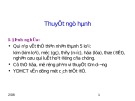 Bài giảng Thuyết ngũ hành