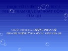 Bài thuyết trình Báo cáo ĐBQH với việc chuẩn bị cá nhân tham gia các hoạt động của QH - Lương Phan Cừ