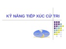 Bài giảng Kỹ năng tiếp xúc cử tri