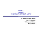 Bài giảng Chương 2: Phương pháp Volt - Ampe - TS. Nguyễn Thị Hồng Hương