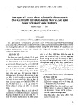 Ứng dụng kỹ thuật sắc lý lỏng hiệu năng cao với dẫn suất trước cột bằng AQC để tách và xác định đồng thời 18 axit amin trong cá