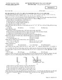 Đề thi thử THPT Quốc gia lần 3 năm 2015 môn Hóa học (Mã đề thi 132) - ĐH Vinh